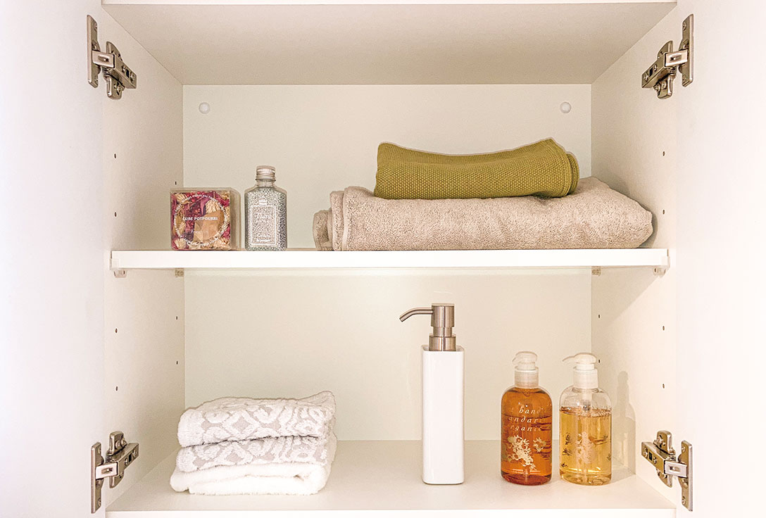 洗濯機上吊戸棚