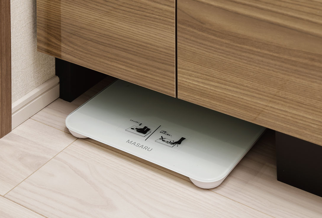 ヘルスメーター収納