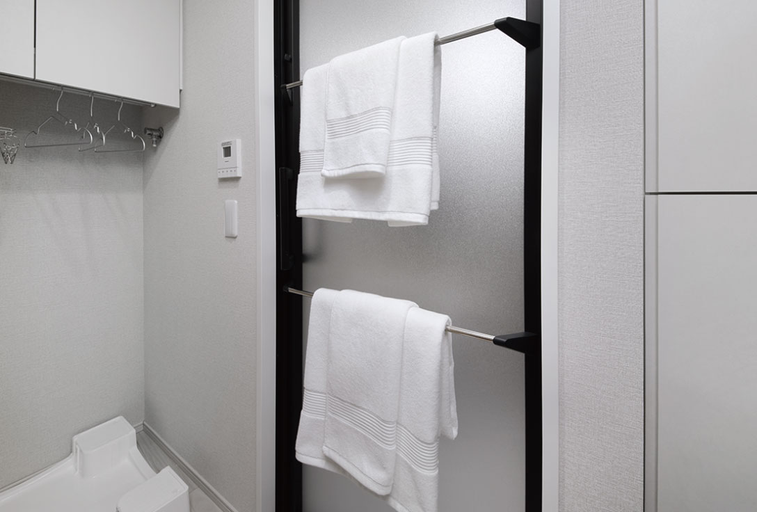 ダブルタオルハンガー