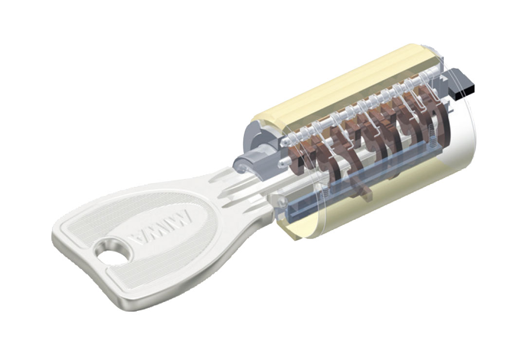 リバーシブルディンプルキー